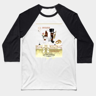 Wedding Invitation, Wedding Announcement Baseball T-Shirt